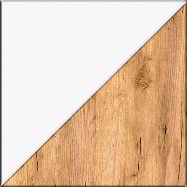 Двуспальная кровать Остин 1600 с ортопедическим основанием цвет белый шагрень/дуб крафт золотой Двуспальная кровать Остин 1600 с ортопедическим основанием цвет белый шагрень/дуб крафт золотой