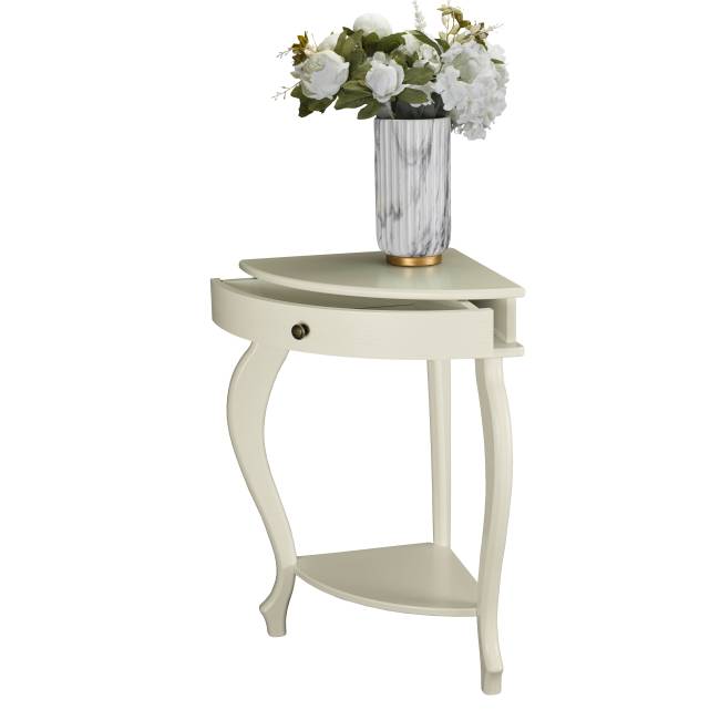 Консоль угловая Элегант дуб шампань Л