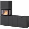Печь-камин Nordpeis Box Black + топка N-20U