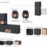 Печь-камин Nordpeis Box Black + топка N-20U