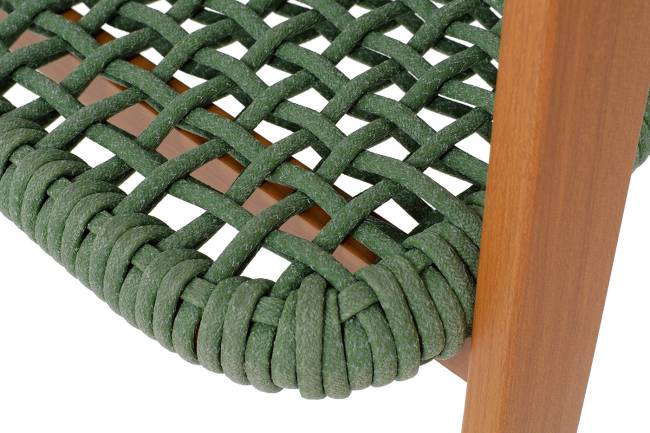 "Амстердам" плетеный стул из искусственного ротанга, цвет зеленый