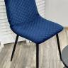 Стул TINTIN BLUVEL-86 NAVY BLUE / черный каркас М-City