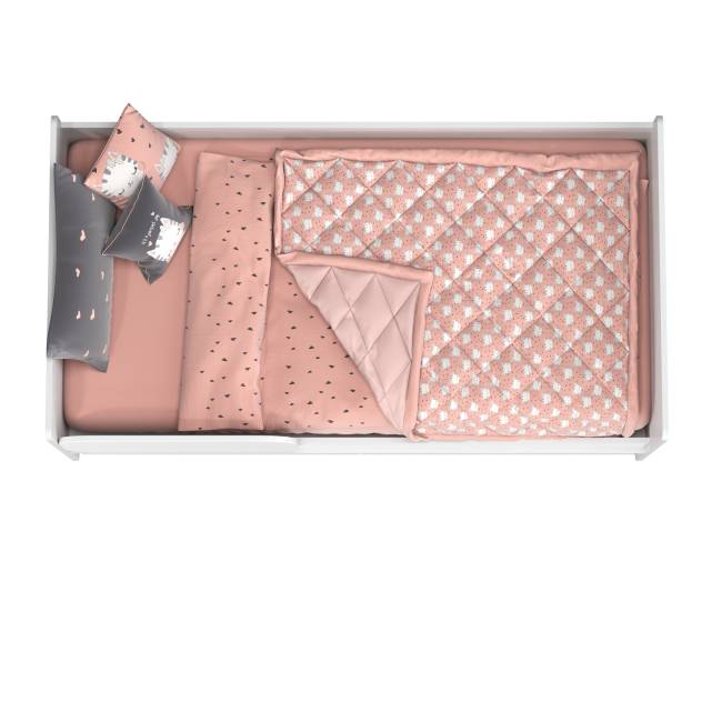 Кровать с ящиками Уна 11.22 цвет белый