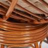 Кресло-качалка PAPASAN/ПАПАСАН w 23/01 B /с подушкой/ 115х78х104 см, Cognac (коньяк), ткань Старт Cognac (коньяк)