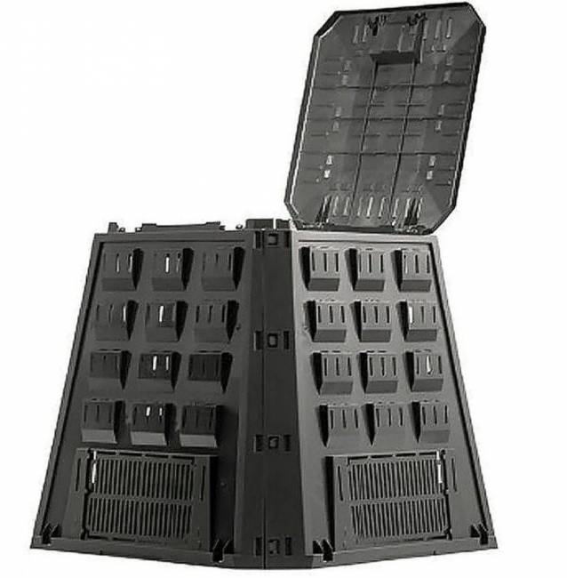 Компостер садовый 420 л EVOGREEN IKEV420C-S411 черный