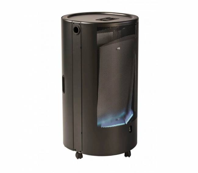 Обогреватель газовый каминного типа BLUE BELLE CHIC ТО 4,2 КВТ, черный