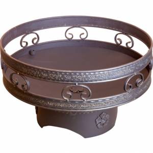 Кованая чаша для огня с  функцией мангала - Б 70/4