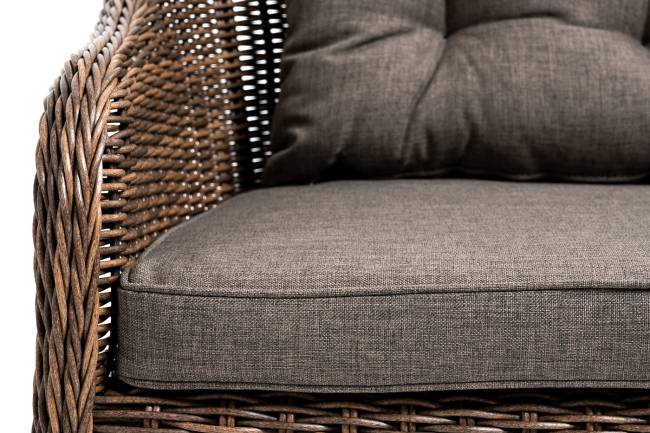 "Равенна" диван двухместный плетенный из ротанга, цвет коричневый "Равенна" диван двухместный плетенный из ротанга, цвет коричневый