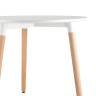 Стол Eames DST круглый белый