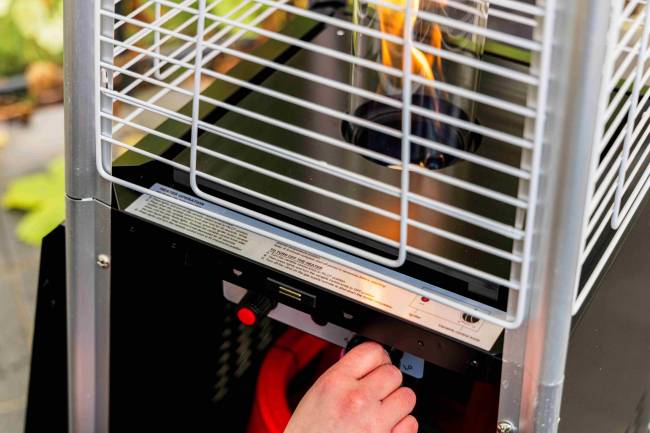 Уличный газовый обогреватель ADAM из металла