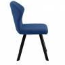 Стул DikLine 339 поворотный B8 BLUE, ножки черные