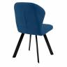 Стул DikLine 339 поворотный B8 BLUE, ножки черные