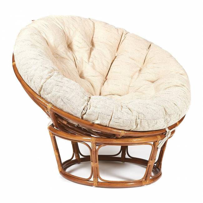 Кресло PAPASAN/ПАПАСАН 23/01 W /с подушкой/ диаметр подушки 129 см, 115х101х104 см, Pecan (орех), ткань Старт Pecan (орех) Кресло PAPASAN/ПАПАСАН 23/01 W /с подушкой/ диаметр подушки 129 см, 115х101х104 см, Pecan (орех), ткань Старт Pecan (орех)