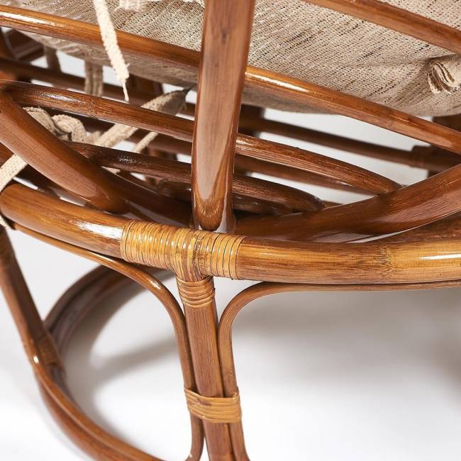 Кресло PAPASAN/ПАПАСАН 23/01 W /с подушкой/ диаметр подушки 129 см, 115х101х104 см, Pecan (орех), ткань Старт Pecan (орех) Кресло PAPASAN/ПАПАСАН 23/01 W /с подушкой/ диаметр подушки 129 см, 115х101х104 см, Pecan (орех), ткань Старт Pecan (орех)