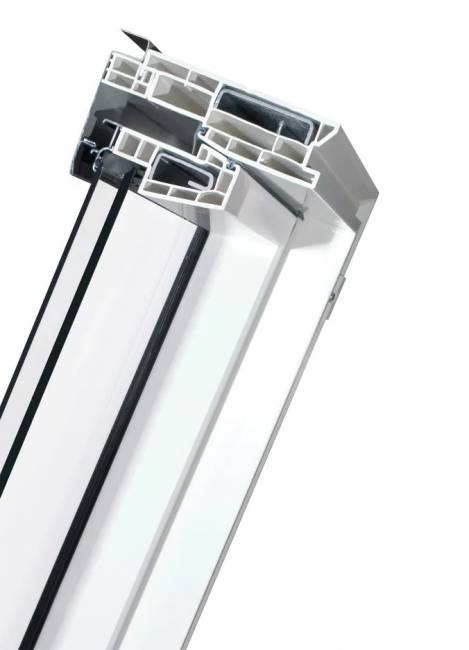 Пластиковое мансардное окно PTP U3, однокамерное