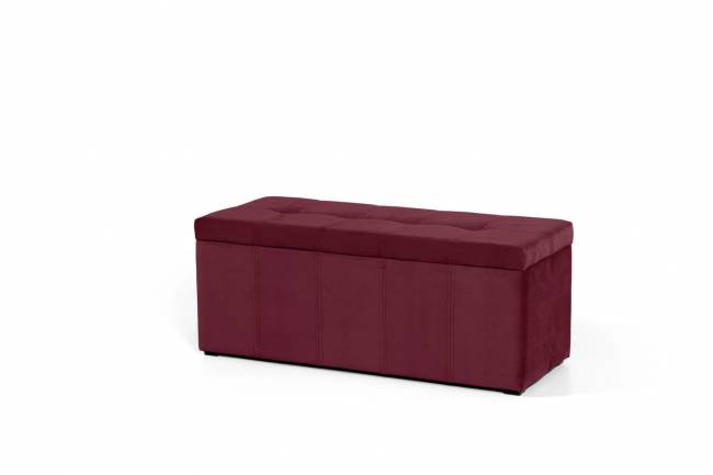 Пуф Парма-3 Kolibri Plum, бордовый