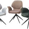 Стул LENNE 360 град. поворот., серый MILAN-450, ткань/ MOHAIR-151, ткань/ Черный, ®DISAUR