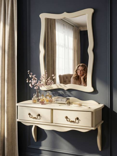 Консоль Берже 20 слоновая кость