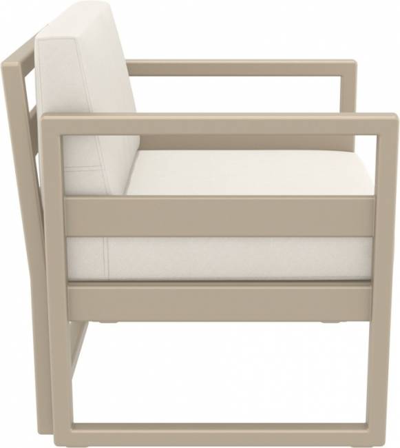 Комплект пластиковой мебели Mykonos бежевый, бежевый