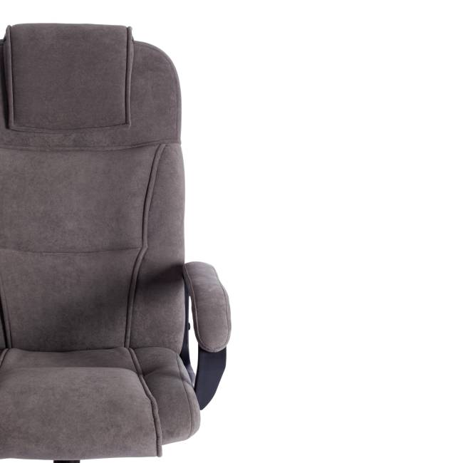 Кресло BERGAMO хром (22) флок , серый, 29 серый флок