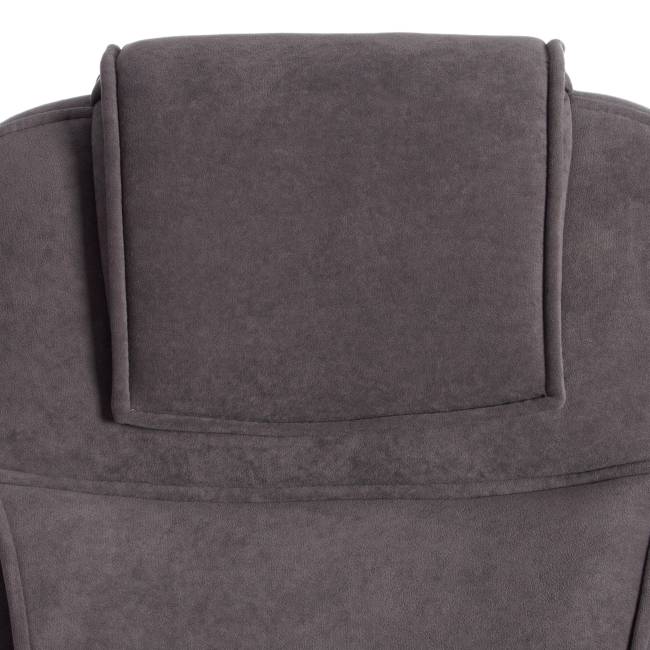 Кресло BERGAMO хром (22) флок , серый, 29 серый флок