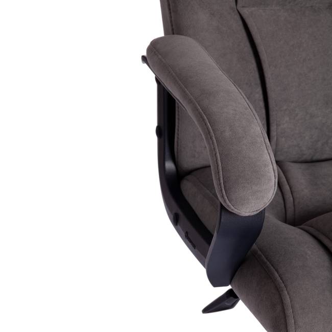 Кресло BERGAMO хром (22) флок , серый, 29 серый флок