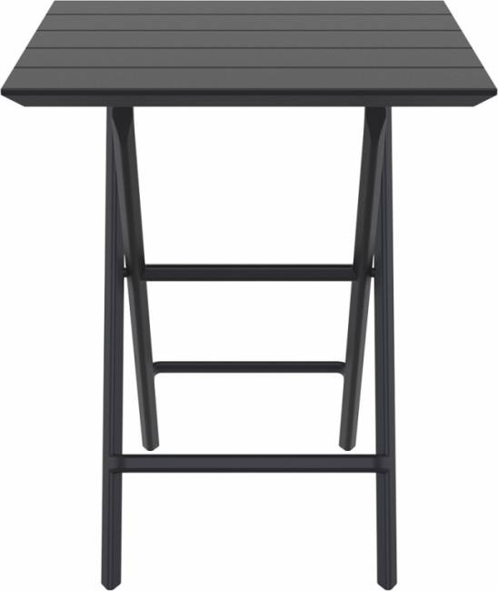 Стол пластиковый складной Helen Folding Table 60 черный 600х600х740 мм