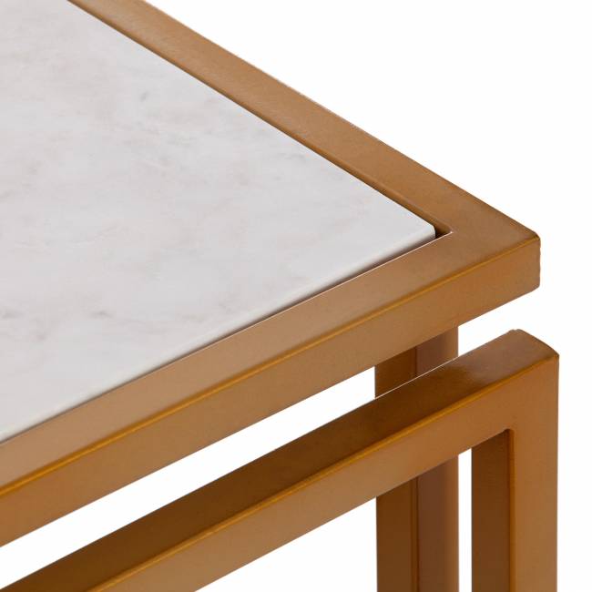 Столик кофейный Secret De Maison QUATTRO ( mod. 14153 ) алюминиевый сплав/мрамор, 41*41*41 см, золотой/белый мрамор золотой/белый мрамор алюминиевый сплав/мрамор Столик кофейный Secret De Maison QUATTRO ( mod. 14153 ) алюминиевый сплав/мрамор, 41*41*41 см, золотой/белый мрамор золотой/белый мрамор алюминиевый сплав/мрамор