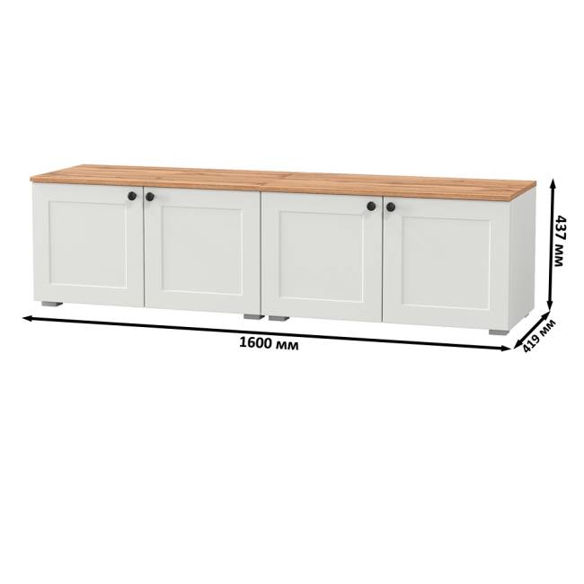 Две тумбы Остин 13.257 цвет белый шагрень/дуб крафт золотой Две тумбы Остин 13.257 цвет белый шагрень/дуб крафт золотой