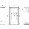 Печь DEFRO HOME SOLUM, 9кВт, коричневая сталь