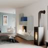 Печь DEFRO HOME SOLUM, 9кВт, коричневая сталь