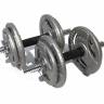 Набор гантелей металлических "Хаммертон Atlas Sport", 2x9,5 кг
