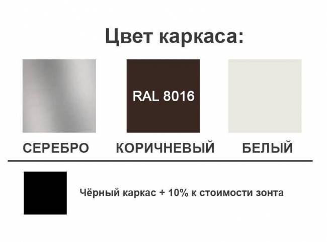 Зонт профессиональный 3х3 м Banana бежевый 3000х3000 мм Зонт профессиональный 3х3 м Banana бежевый 3000х3000 мм