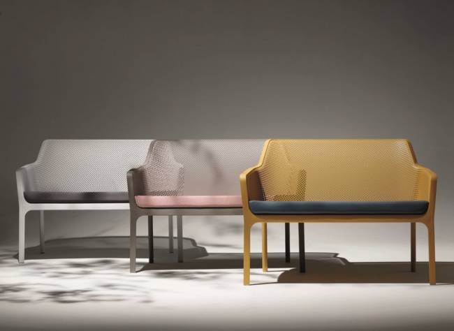 Подушка для дивана Net Bench розовый 535х1055х70 мм