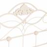 Кровать Federica (mod. AT-881) дерево гевея/металл, 160*200 (Queen bed), Белый (butter white) Белый (butter white) дерево гевея/металл