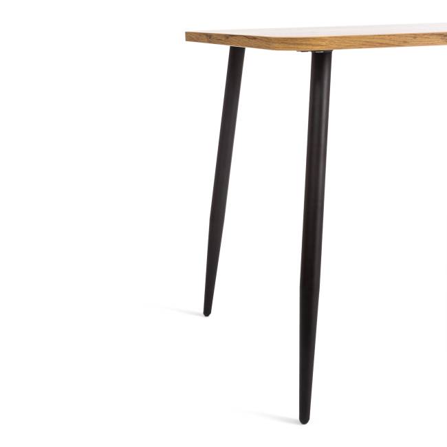 Стол PLUTO ЛДСП/металл, 120x80x77 см, Дуб вотан/Черный Дуб вотан/Черный ЛДСП/металл Стол PLUTO ЛДСП/металл, 120x80x77 см, Дуб вотан/Черный Дуб вотан/Черный ЛДСП/металл