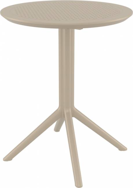 Стол пластиковый складной Sky Folding Table 60 бежевый 600х740 мм Стол пластиковый складной Sky Folding Table 60 бежевый 600х740 мм