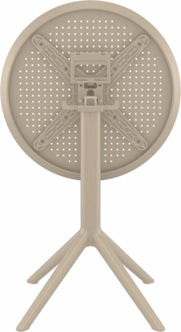 Стол пластиковый складной Sky Folding Table 60 бежевый 600х740 мм Стол пластиковый складной Sky Folding Table 60 бежевый 600х740 мм