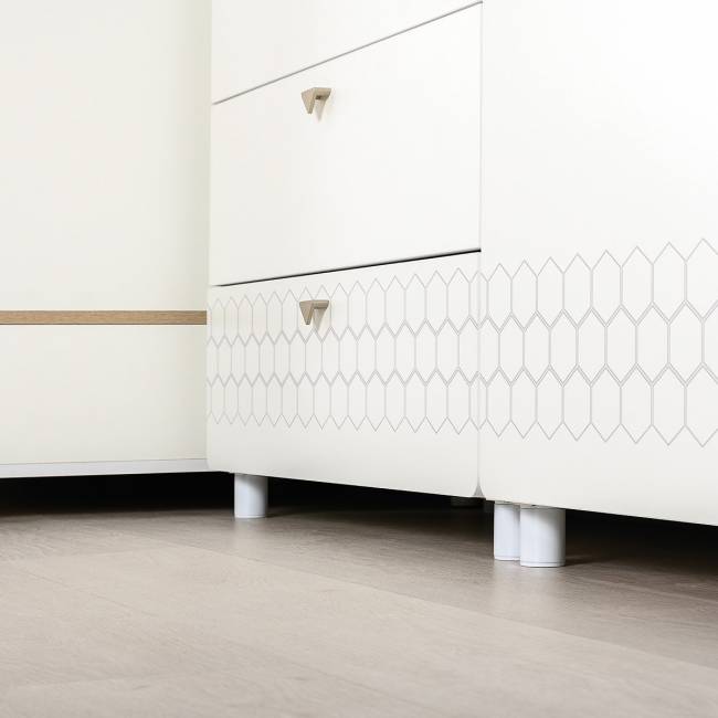 Детский комод Эйп 13.322 цвет белый/дуб белый